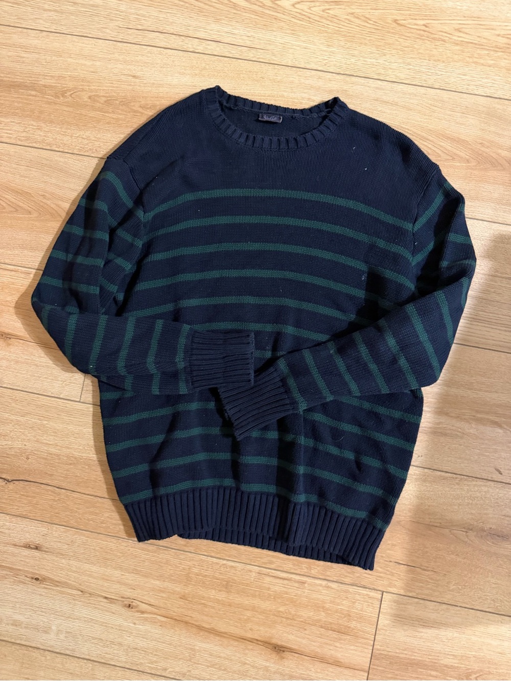 brandy Melville blue and green striped sweater
